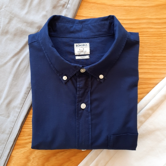 Bonobos Other - Bonobos Slim Fit Light Cotton Button Down Shirt T
